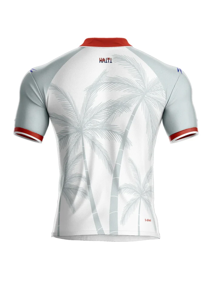 ORDER 2026 - Men's Authentic Haiti National Soccer Team Jersey White - Image 3