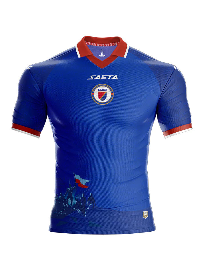 camisetaoficialhaiti2026frente_720x.jpg ORDER 2026 - Men's Authentic Haiti National Soccer Team Jersey Blue - Image 1