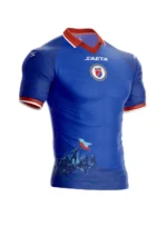 ORDER 2026 - Men's Authentic Haiti National Soccer Team Jersey Blue - Image 2
