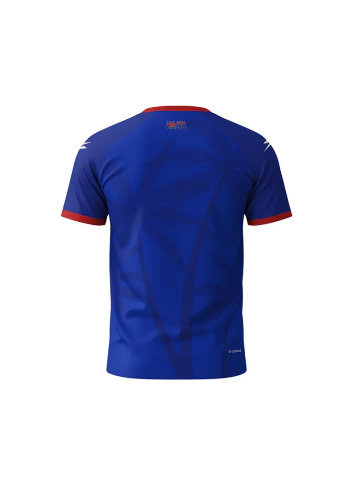 2026 HAITI NATIONAL SOCCER TEAM KIDS FANS JERSEY – BLUE - Image 2